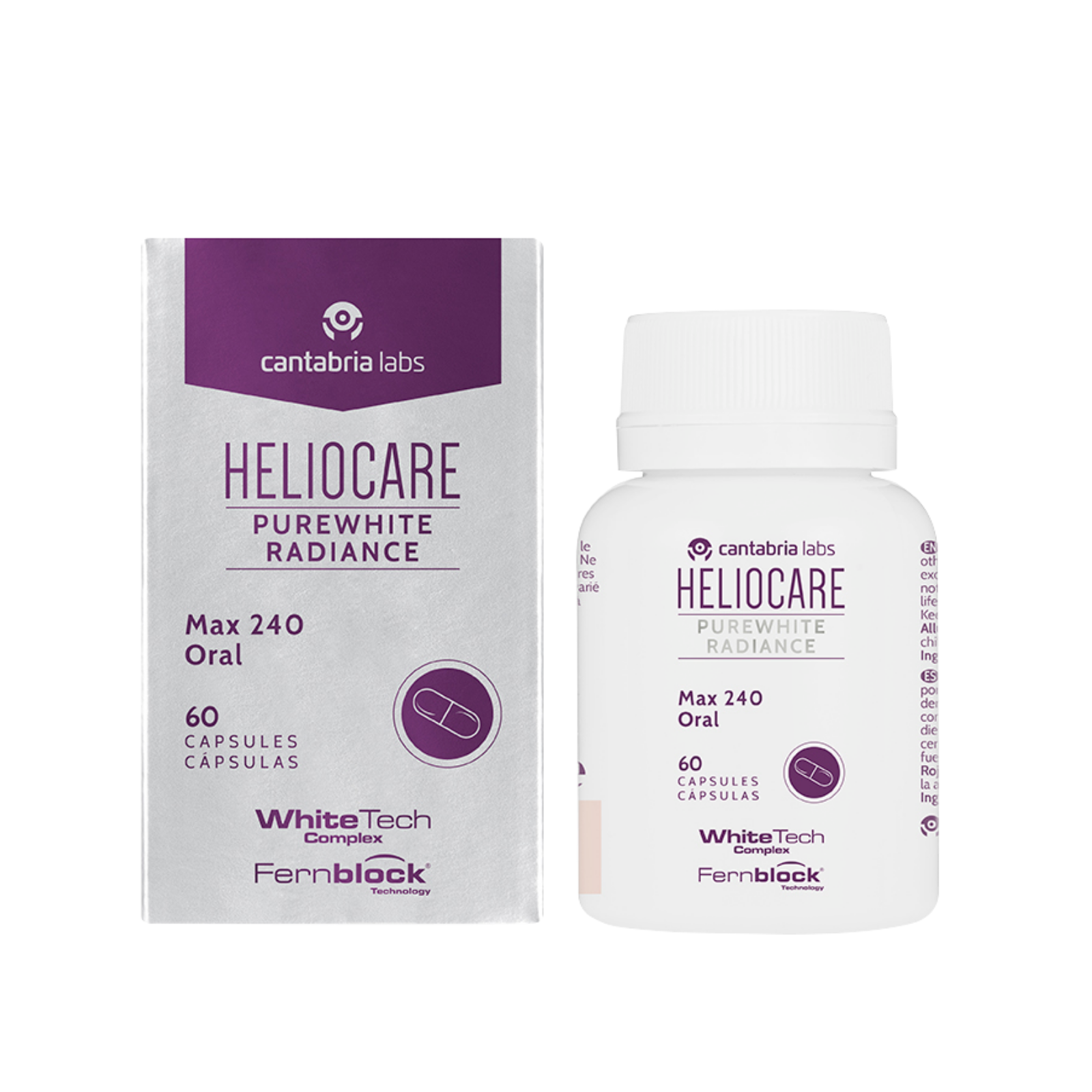 HELIOCARE PURE WHITE 240MG, 60 CAPSULES - DAWABOX